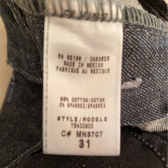 Guess Daredevil Boot Cut Dark Denim Jeans for Women Size 31 - Picture 10 of 11